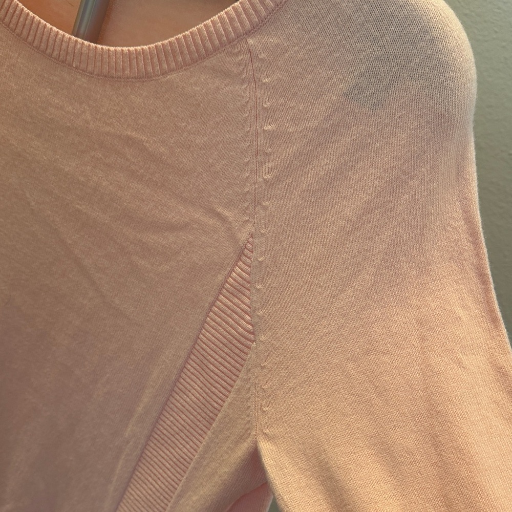 Talbots Light Pink Blouse with Gold Buttons - Picture 6 of 8